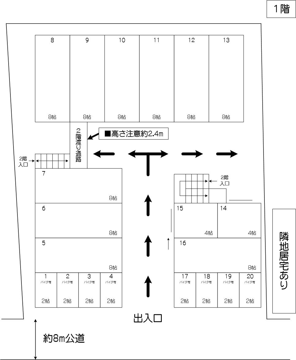 戸田早瀬店の配置図