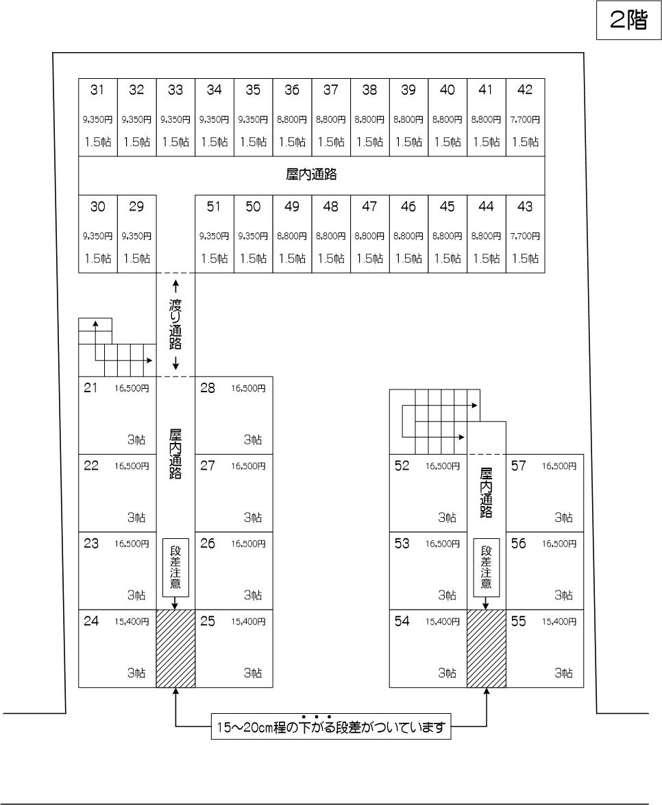 戸田早瀬店の配置図