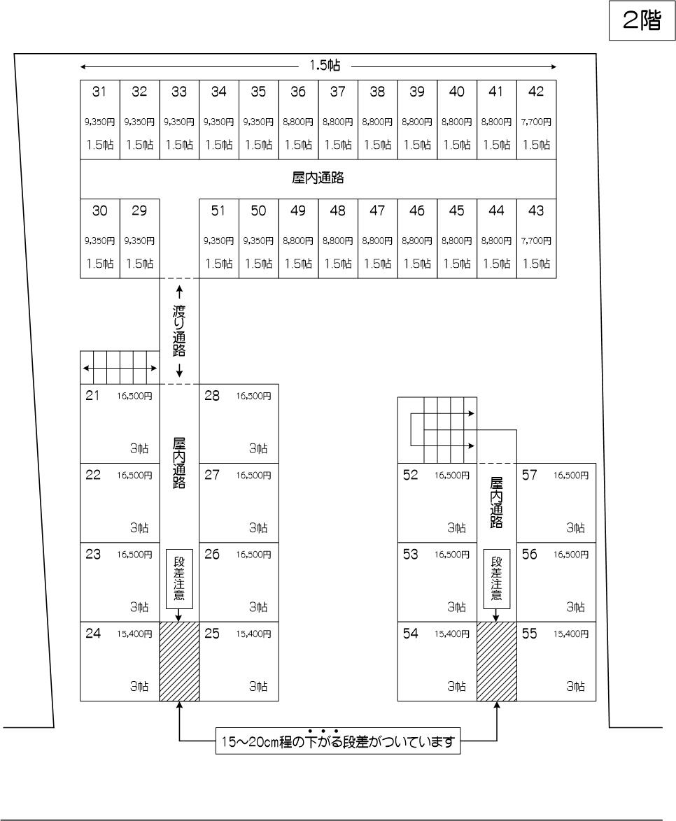 戸田早瀬店の配置図